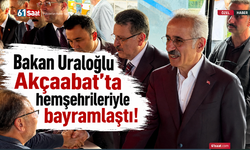 Bakan Uraloğlu Akçaabat’ta hemşehrileriyle bayramlaştı!