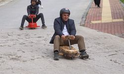 Gümüşhane'de bilyalı araba yarışı heyecanı