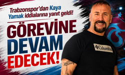 Trabzonspor'dan Kaya Yamak iddialarına cevap geldi! Görevine devam edecek mi?