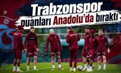 Trabzonspor puanları Anadolu'da bıraktı