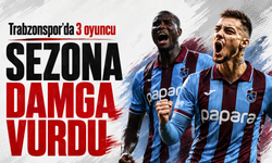 Trabzonspor'da 3 oyuncu sezona damga vurdu