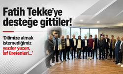Fatih Tekke'ye destek açıklaması yaptılar 'Dilimize almak istemediğimiz yazılar yazan, laf üretenler'