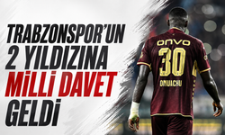 Trabzonspor'un 2 yıldızına milli davet geldi