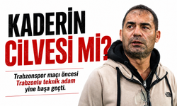 Trabzonspor maçı öncesi yine takımın başına geçti