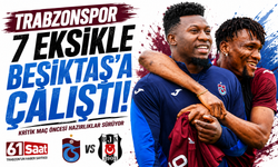 Trabzonspor 7 eksikle çalıştı!