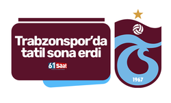 Trabzonspor'da tatil sona erdi