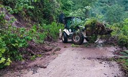 Rize'de sağanak toprak kaymasına yol açtı