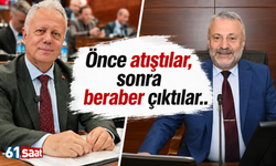 Önce atıştılar, sonra beraber çıktılar..