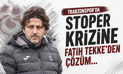 Trabzonspor'da stoper krizine Fatih Tekke'den çözüm...