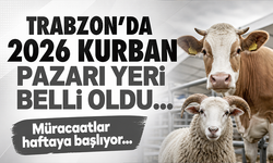 Trabzon’da 2026 kurban pazarı yeri belli oldu…  Müracaatlar haftaya başlıyor…