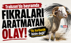 Trabzon’da bayramda fıkraları aratmayan olay! Bu kurbanlık bizim değil