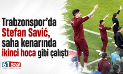 Trabzonspor’da Stefan Savić, saha kenarında ikinci hoca gibi çalıştı