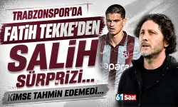 Trabzonspor'da Fatih Tekke'den Salih  Malkoçoğlu sürprizi...