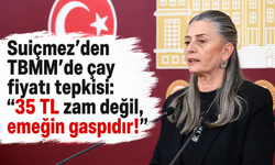 Suiçmez’den TBMM'de çay fiyatı tepkisi: "35 TL zam değil, emeğin gaspıdır!"
