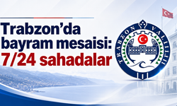 Trabzon’da bayram mesaisi: 7/24 sahadalar