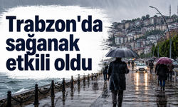 Trabzon'da sağanak etkili oldu