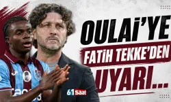 Trabzonspor'da Fatih Tekke'den Oulai'ye uyarı...