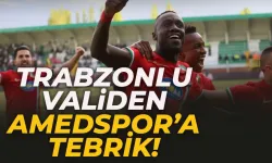 Trabzonlu validen, Amedspor'a tebrik!