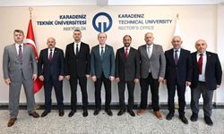 MHP Trabzon heyetinden KTÜ Rektörü Çuvalcı'ya ziyaret