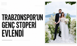 Trabzonspor'un genç stoperi evlendi!