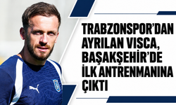 Trabzonspor’dan ayrılan Visca, Başakşehir’de ilk antrenmanına çıktı