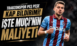 Trabzonspor'dan peş peşe KAP bildirimi! İşte Muçi'nin maliyeti