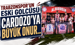 Trabzonspor'un eski golcüsü Cardozo'ya büyük onur!