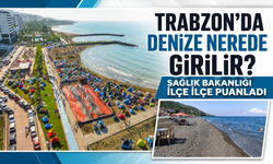 Trabzon'da denize nerede girilir? Sağlık Bakanlığı ilçe ilçe puanladı