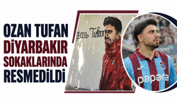 Ozan Tufan Diyarbakır sokaklarında resmedildi