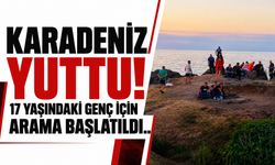 Karadeniz yuttu! 17 yaşındaki genç için arama başlatıldı...