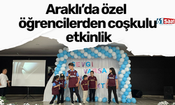 Araklı’da özel öğrencilerden coşkulu etkinlik