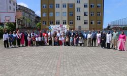 Of'ta öğrencilerin yıl boyunca hazırladığı çalışmalar sergilendi