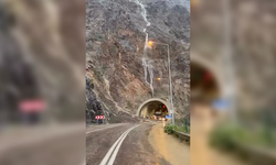Artvin- Erzurum karayolunda heyelan