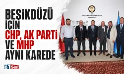 Beşikdüzü için CHP, AK Parti, ve MHP aynı karede!