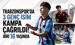 Trabzonspor’da 3 genç isim kampa çağrıldı! Biri 16 yaşında
