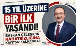 15 yıl üzerine bir ilk yaşandı! Başkan Çelenk'in rahatsızlığına kayıtsız kalmadılar
