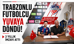 Trabzonlu futbolcu yuvaya döndü! 3 yıllık imzayı attı