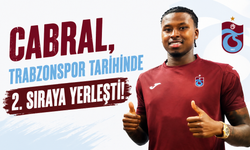 Cabral, Trabzonspor tarihinde 2. sıraya yerleşti!