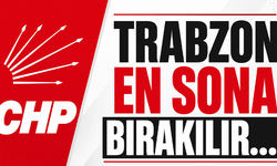 Trabzon en sona bırakılır…