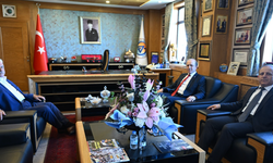 KTÜ Rektörü Prof. Dr. Çuvalcı’dan, Ömer Yıldız’a taziye ziyareti