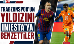 Trabzonspor’un yıldızını Iniesta’ya benzettiler
