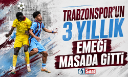 Trabzonspor'un 3 yıllık emeği masada gitti