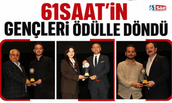 61saat'in gençleri ödülle döndü