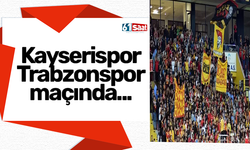 Kayserispor Trabzonspor maçında...