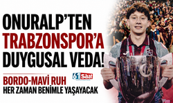 Onuralp'ten Trabzonspor'a duygusal veda! Bordo-mavi ruh her zaman benimle yaşayacak
