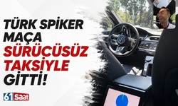 Türk spiker Maça sürücüsüz taksiyle gitti!