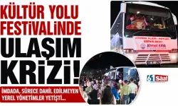 Kültür Yolu Festivali'nde ulaşım krizi! Vatandaşın imdadına onlar yetişti...