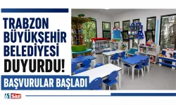 Trabzon Büyükşehir Belediyesi duyurdu! Başvurular başladı