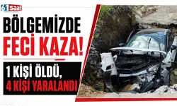 Bölgemizde feci kaza! 1 kişi öldü, 4 kişi yaralandı