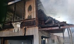 Ordu'da mobilya atölyesinde yangın
